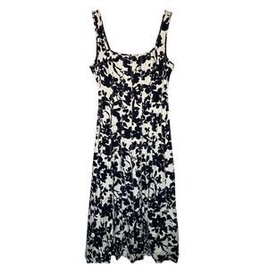 LOFT - Petite Black White Floral - Dress Size 4P - NWT